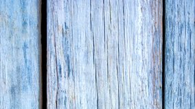 Video of an old blue wooden board texture