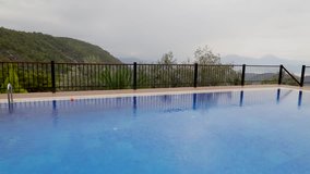 Swimming pool detail Video. Fetiye, Turkey.