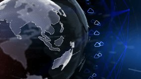 Abstract networking, Global cloud connecting. - Powered by Shutterstock - Get 15% off with code: PIKWIZARD15