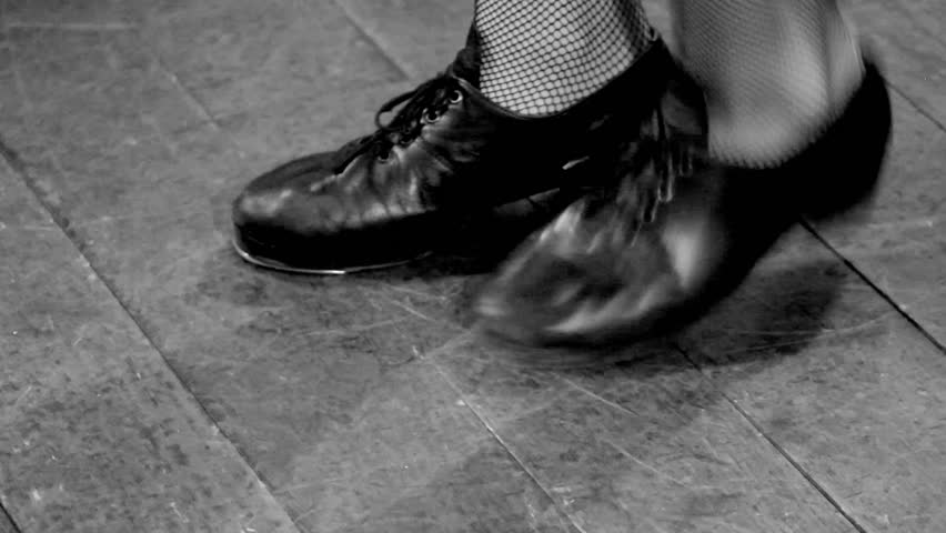white tap dance shoes