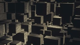 random blocks motion graphics abstract background