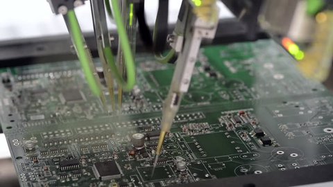 Automatic test equipment Electronic testing of printed circuit board