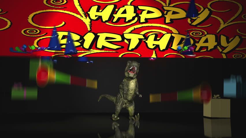 Happy Birthday with T-Rex! 