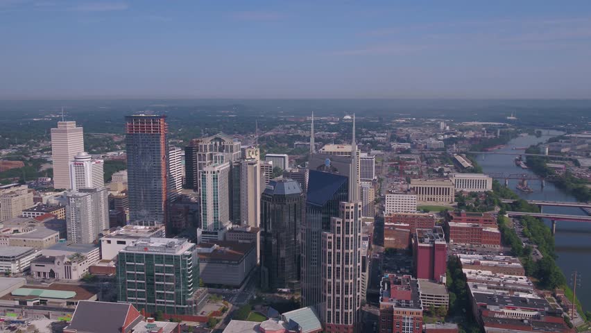 Aerial Tennessee Nashville July 2017 Sunny Day 4K Inspire 2
