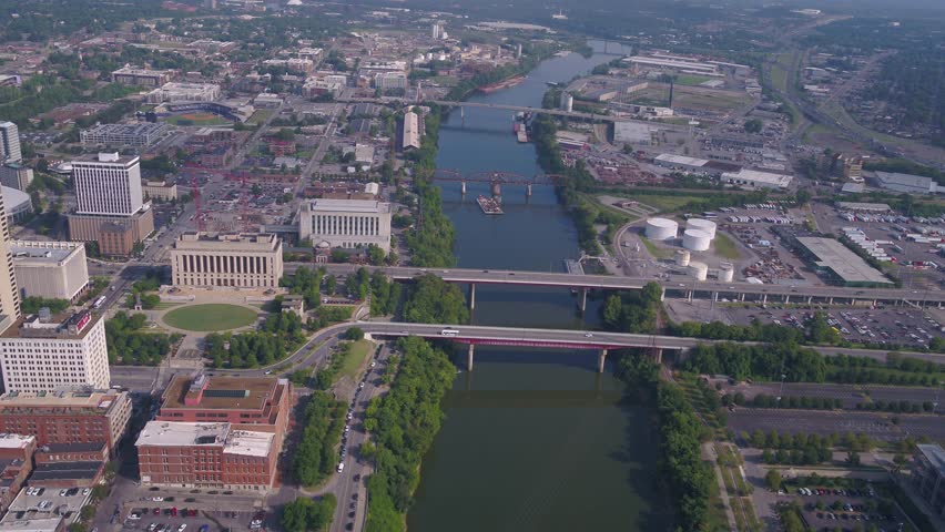 Aerial Tennessee Nashville July 2017 Sunny Day 4K Inspire 2