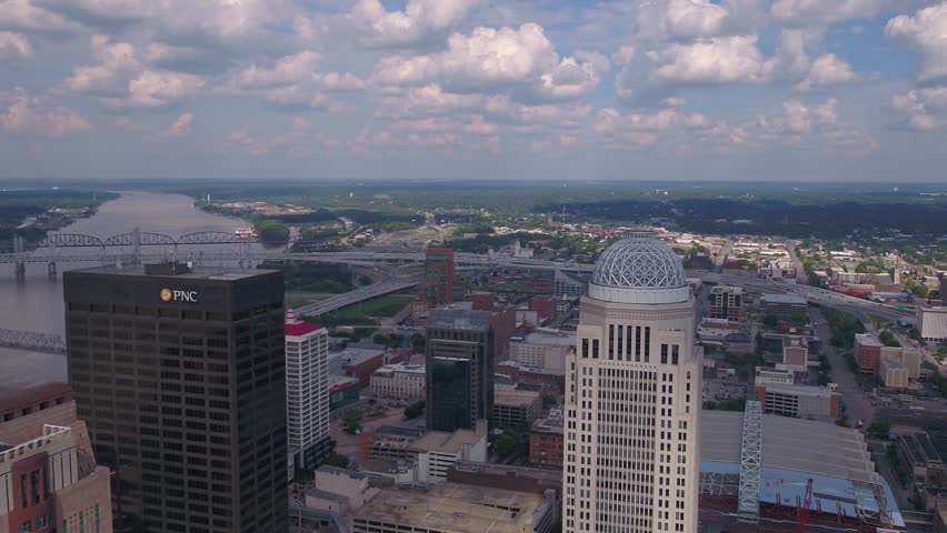 Aerial Kentucky Louisville July 2017 Sunny Day 4K Inspire 2 