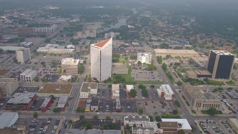 Aerial Kansas Wichita July 2017 Overcast Day 4K Inspire 2 