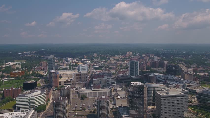 Aerial Connecticut Stamford July 2017 Sunny Day 4K Inspire 2