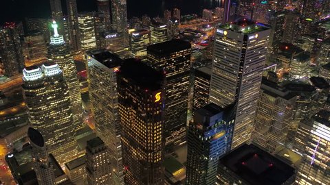 Aerial Canada Toronto July 2017 Night 4K Inspire 2
