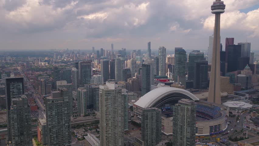 Aerial Canada Toronto July 2017 Sunny Day 4K Inspire 2