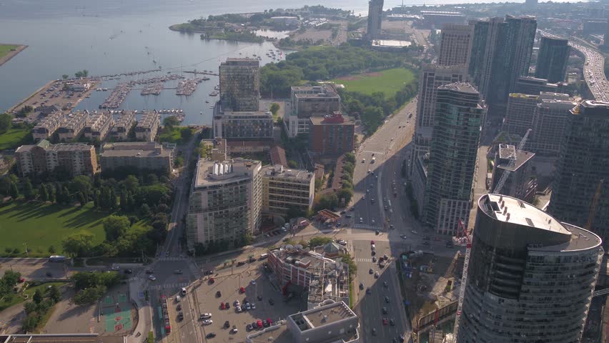 Aerial Canada Toronto July 2017 Sunny Day 4K Inspire 2