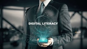 Businessman with Digital Literacy - Powered by Shutterstock - Get 15% off with code: PIKWIZARD15