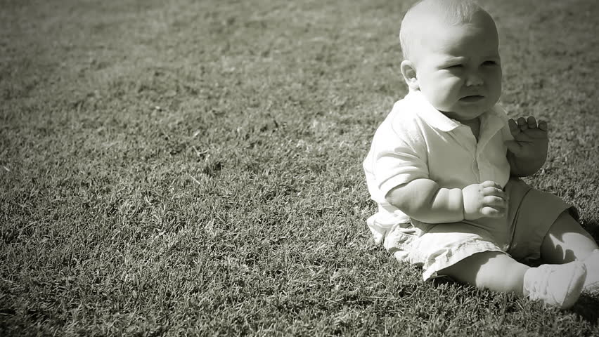 child on grass