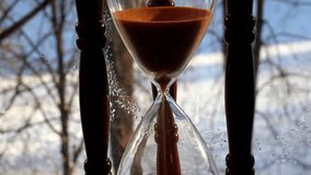 Hourglass - an ancient device for measuring time