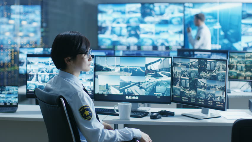 control room monitors