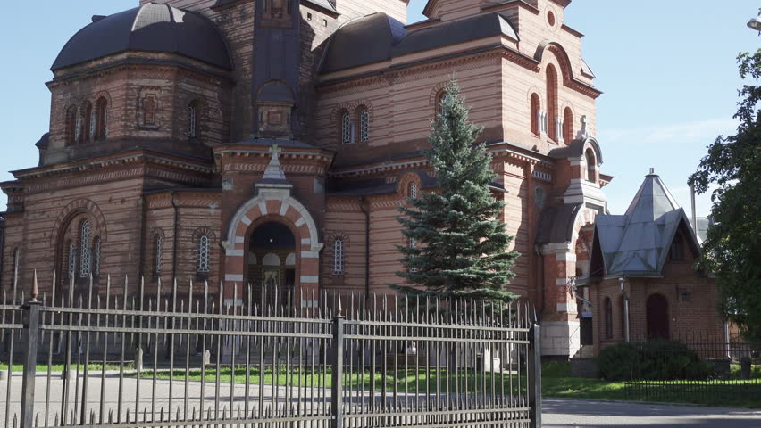 The Narva Cathedral of the Resurrection of Christ (Cathedral of Revival hristovy) - the temple of the Estonian orthodox church of the Moscow Patriarchy in the city of Narva. Estonia.