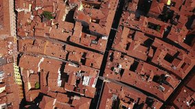 Bologna Italy aerial view