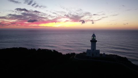 Byron Bay Lighthouse at Sunrise