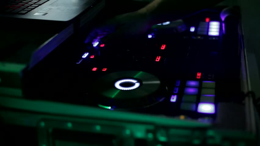 DJ hands work with musical equipment in night club | Shutterstock HD Video #31802458