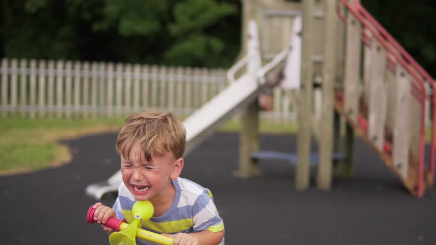 Little boy crying on the playground | Shutterstock HD Video #31806616