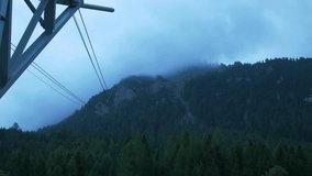 Time laps of mountains in Austria