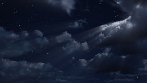 Beautiful Starry Night Sky Large Clouds Stock Photo 635534849 ...