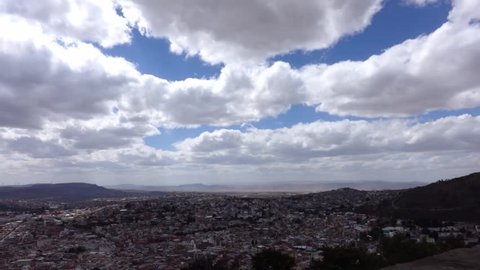 Zacatecas Timelapse from the mountain