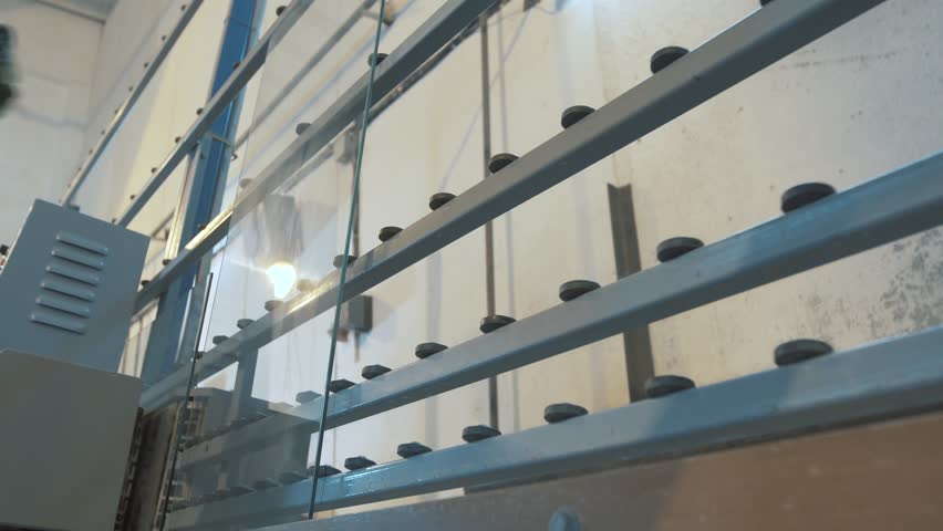 Glass for packet windows. Warehouse for glass