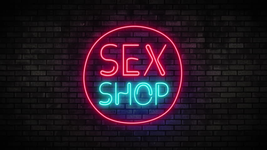 Sex Shop Neon Light On Stock Footage Video 100 Royalty Free 31852399