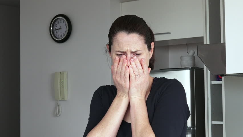 One upset adult woman (female age 30-40) crying after being cheated.Looking at camera and asking why? Woman problems concept (slider motion) Real people.  Copy space | Shutterstock HD Video #31863025