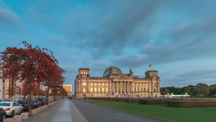 German parliament (Reichstag) building in Berlin, Germany