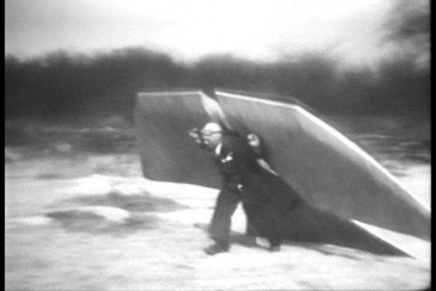 CIRCA 1932 Universal newsreel showcases strange man-powered plane.