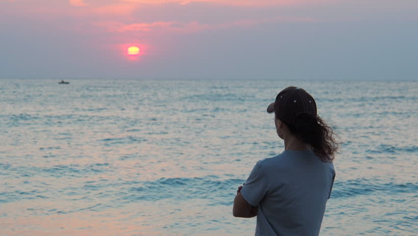 A Girl By The Sea Stock Footage Video 100 Royalty Free Shutterstock