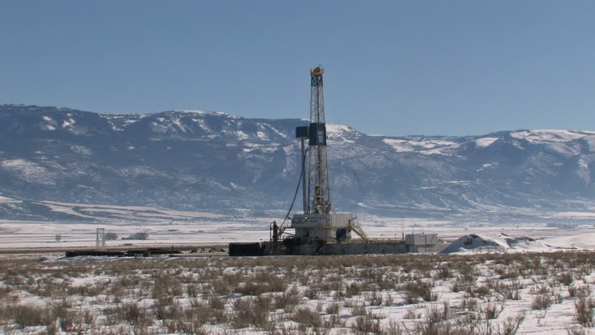 oil rig valley utah near mountain Stock Footage Video (100% Royalty ...