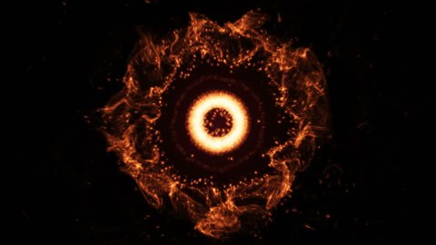 Abstract space or time travel concept background, intergalactic exploration supernova. Burst of Energy, fire, plasma. Graphical Resource