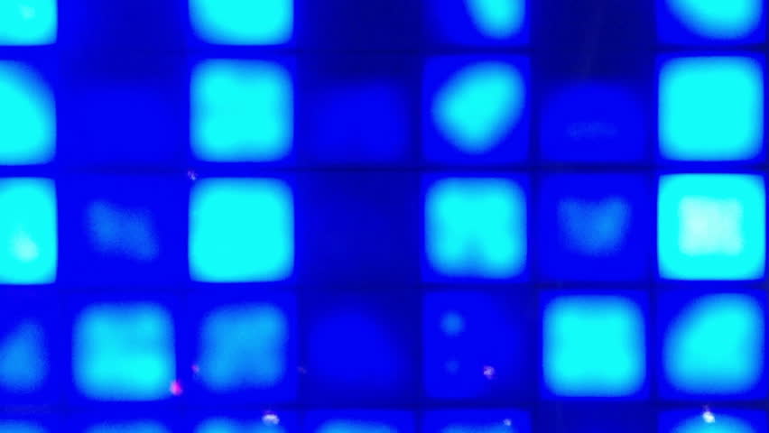 Abstract blue flashing lights.