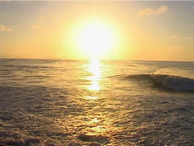 Grand Sunset at seashore.