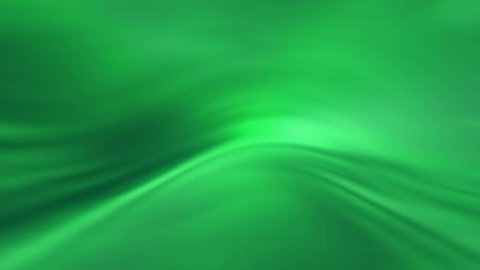 Cosmic jelly. The green wave pulsates in space. organic forms.