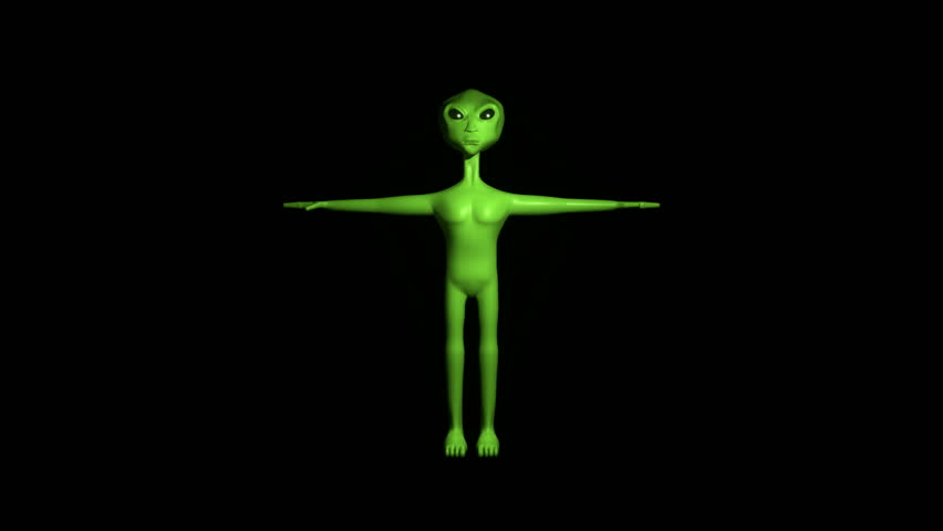 Kung Fu Alien 3d animation Loopable