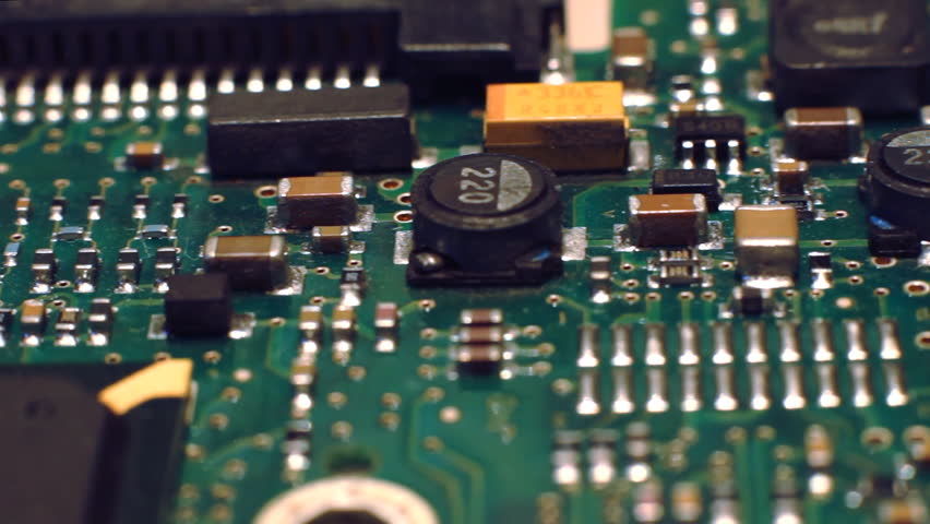 Surface-mount device (SMD) in macro Royalty-Free Stock Footage #31954624