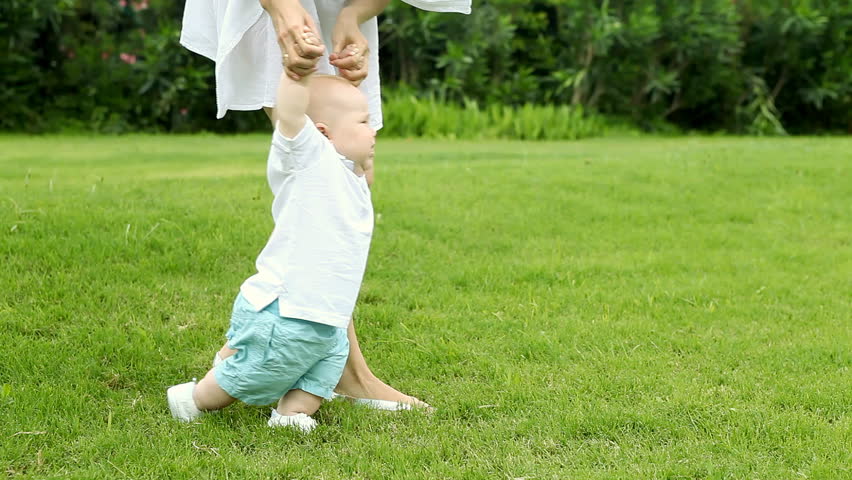 First steps of the child