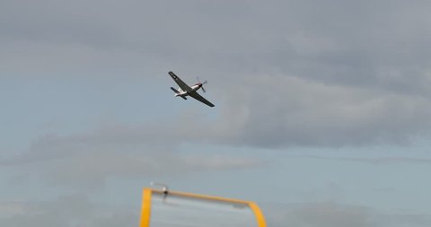 Historic P-51 Mustang Fly-by