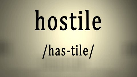Definition: Hostile