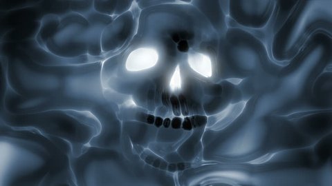 Deltoro - Creepy Halloween Video Background Loop /// A creepy Halloween background video loop featuring a demon skull bathing in hell lava. Weird and cool.