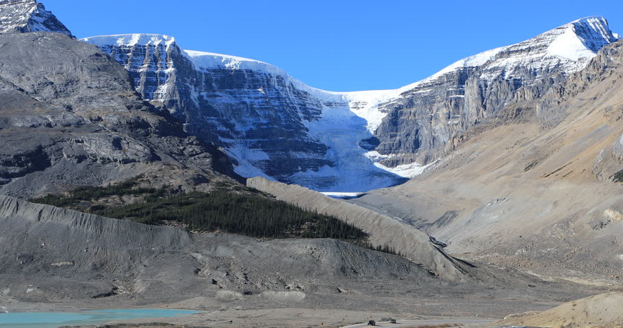 Mount Athabasca landscape in Jasper National Park in Alberta, Canada ...