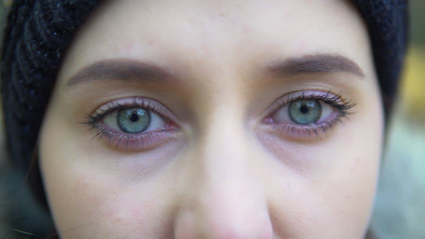 Eyes close-up of a woman