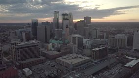 Downtown Minneapolis - Skyline - Sunset
