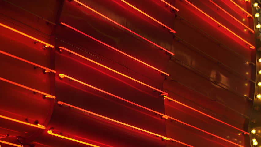 Las Vegas Close Up Of Casino Neon Signs