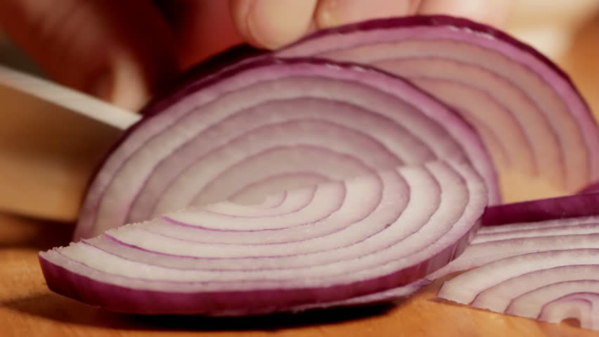 Chopping Red Onion