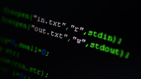 programming code running over computer screen Stock Footage Video (100% ...